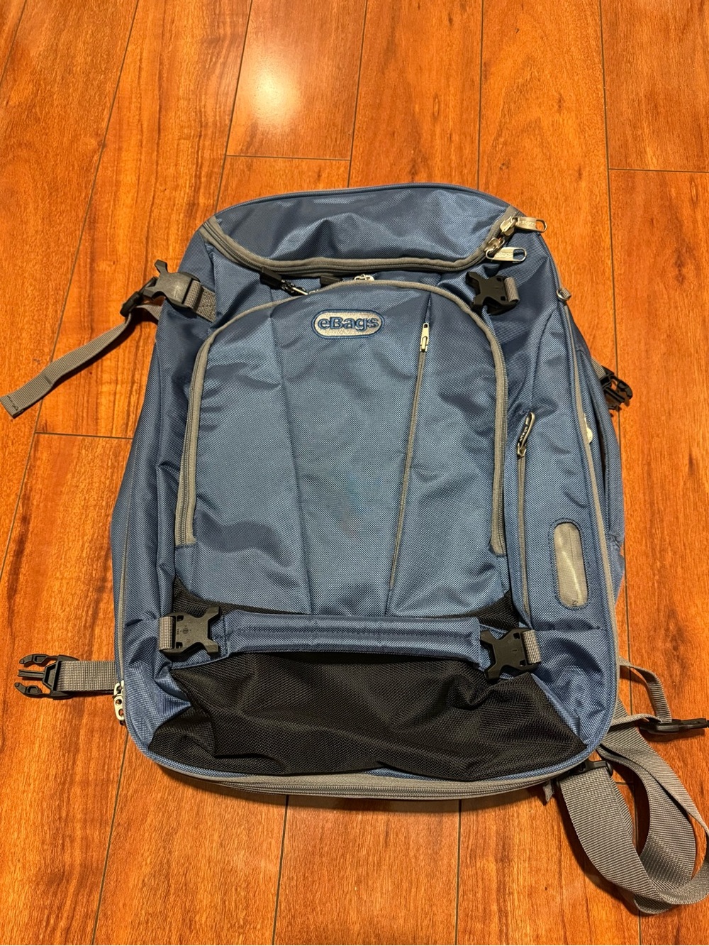 eBags Men's Blue Travel Backpack
